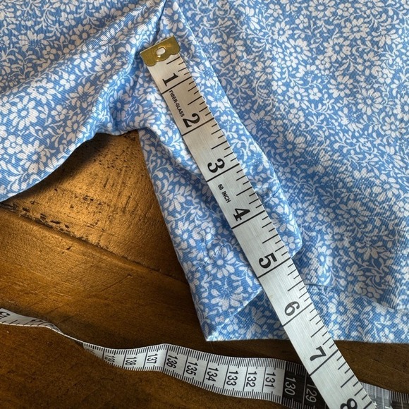 J.CREW floral blue Chino Shorts sz 00 - Picture 4 of 5